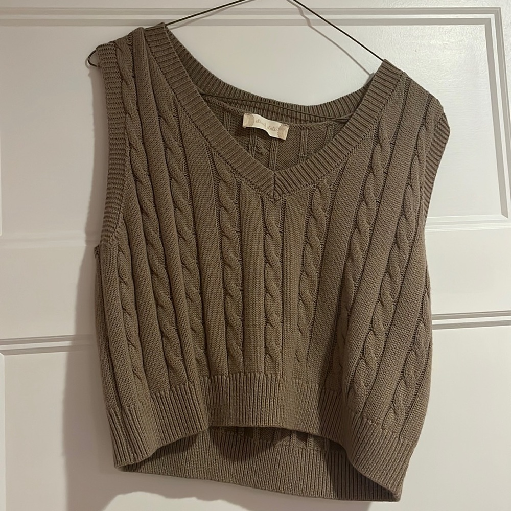 Altar’d State Brown Sweater Vest